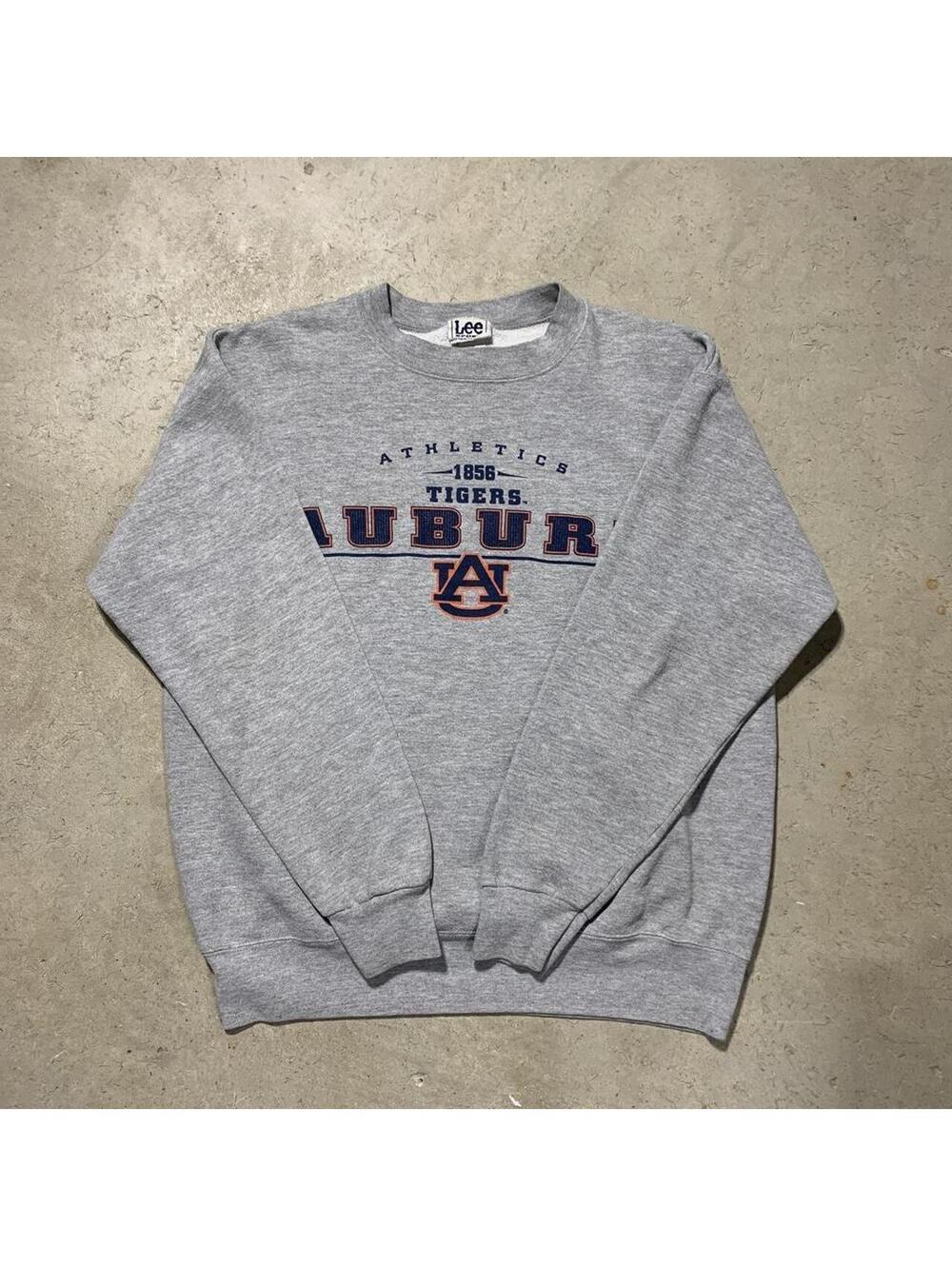 Vintage Y2K Lee Sport Auburn Tigers Crewneck Sweatshirt Mens L Gray NCAA